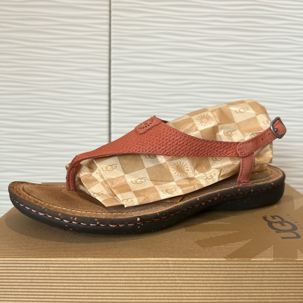 UGG Sefina leather upper orange